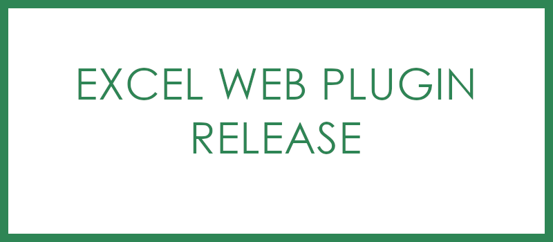 EXCEL WEB PLUGIN